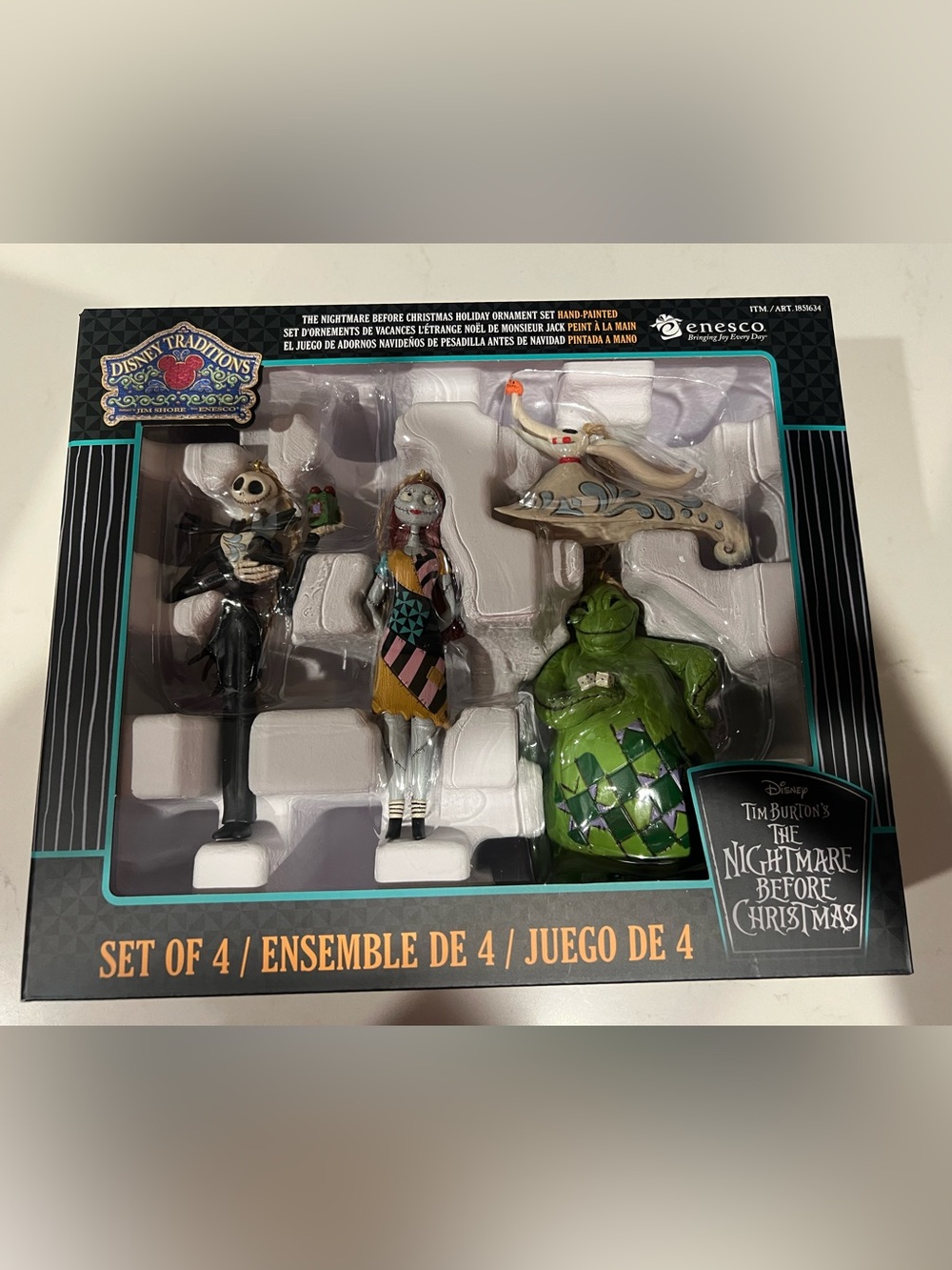 The Nightmare Before Christmas Holiday Ornaments by Jim Shore.